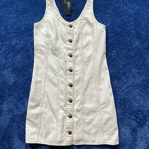 Rag & bone Featherweight Denim Button-Down Dress